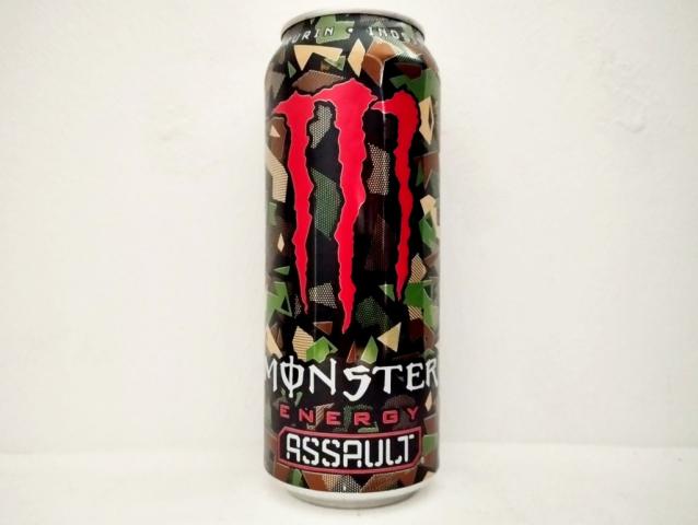 Monster Energy ASSAULT, L-Carnitin, Taurin, Inosit, B-Vitamine | Hochgeladen von: micha66/Akens-Flaschenking