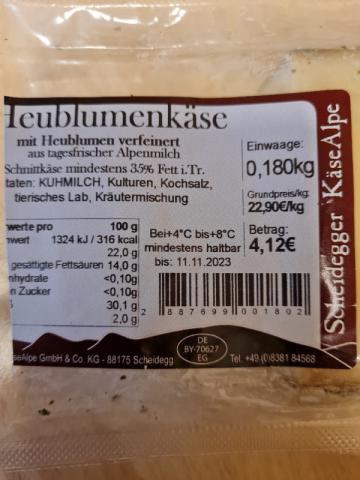 Heublumenkäse von enricox | Hochgeladen von: enricox