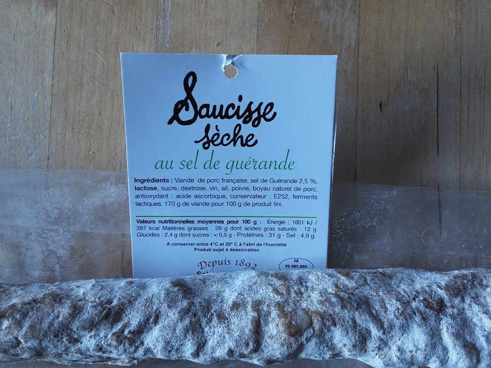 Salaison Französische Salami, Mit Guerande Salz von Olaf21 | Hochgeladen von: Olaf21