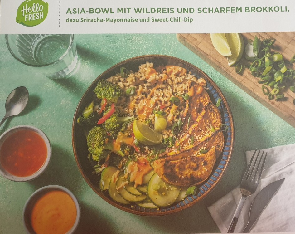 Hello Fresh Asia-bowl mit Wildreis und Scharfem Brokkoli von cpa | Hochgeladen von: cpapeweb.de