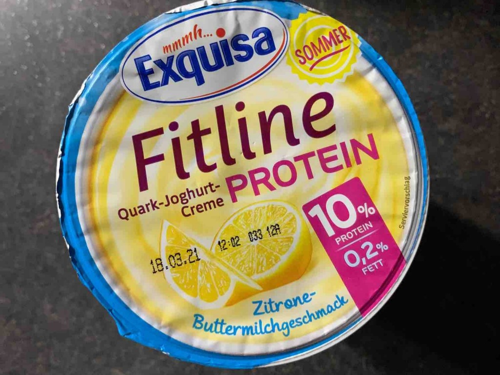 Exquisa, Fitline Protein Quark-Joghurt-Creme, Zitrone ...