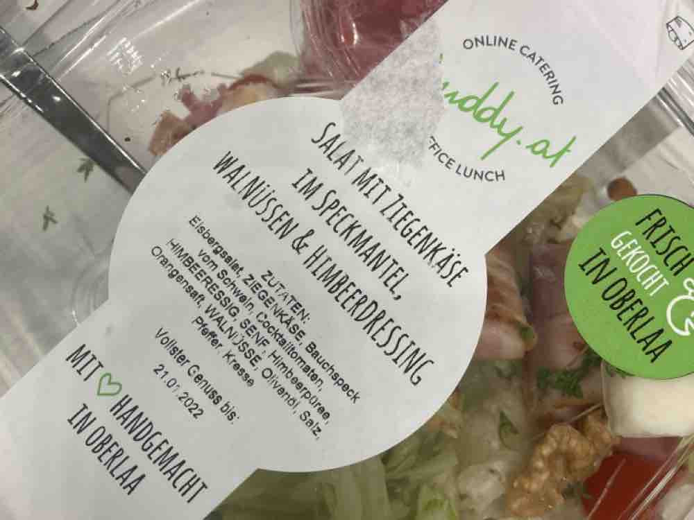 Salat mit Ziegenkäse im Speckmantel von choiahoi | Hochgeladen von: choiahoi