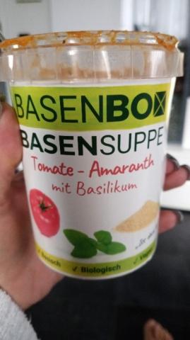 Basensuppe, Tomate-Amaranth mit Basilikum von biancabegusch429 | Hochgeladen von: biancabegusch429