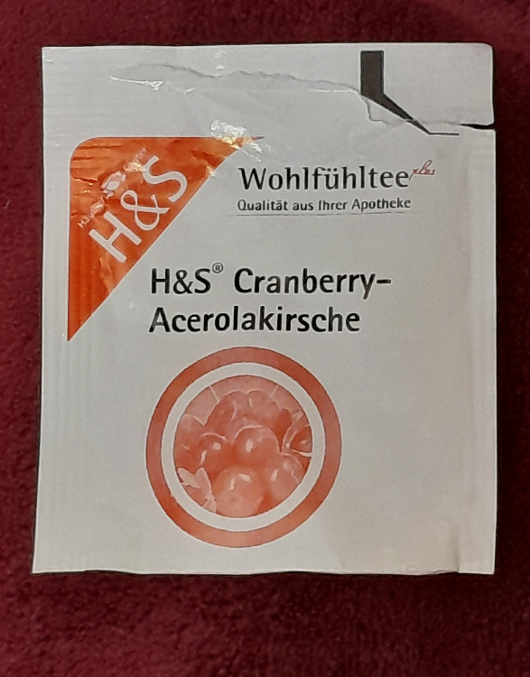 H&S Cranberry-Acerolakirsche mit Vitamin C, Wohlfühltee - zu | Hochgeladen von: deltaflyerdsgmx.de