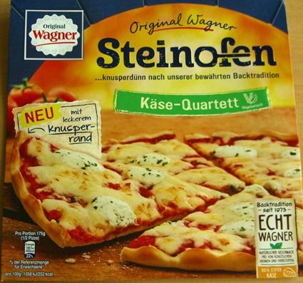 Steinofen Pizza, Käse-Quartett, Original Wagner | Hochgeladen von: Graphologe