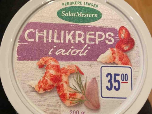 Chilikreps i aioli by Mannfolk | Uploaded by: Mannfolk