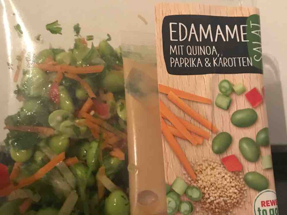 Edamame Salat, mit Quinoa Paprika Karotten von vincessa | Hochgeladen von: vincessa