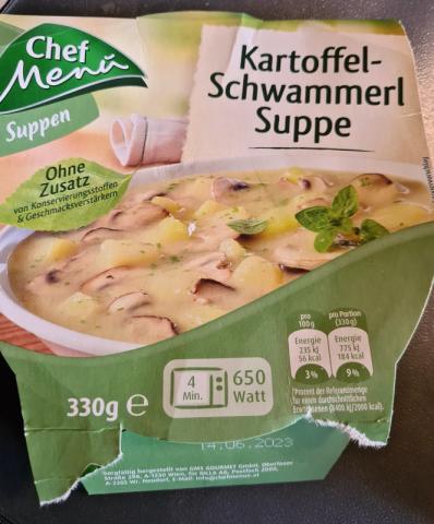 Chef Menü Kartoffel-Schwammerlsuppe | Hochgeladen von: Kautzinger