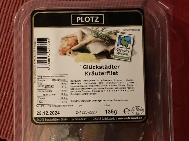 Plotz Glückstädter Kräuterfilet, Heringsfilet von Helge78 | Hochgeladen von: Helge78