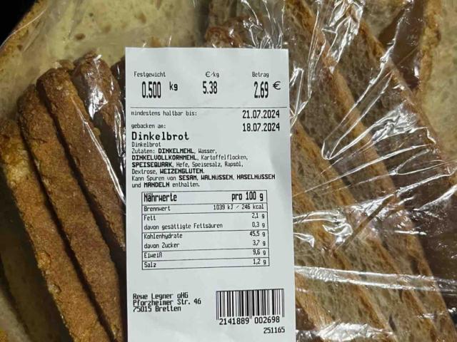 Dinkelbrot Rewe von LeKKk | Hochgeladen von: LeKKk