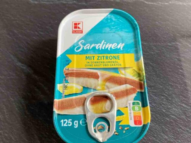 Sardinen in Sonnenblumenöl mit zitrone von liebe70 | Hochgeladen von: liebe70