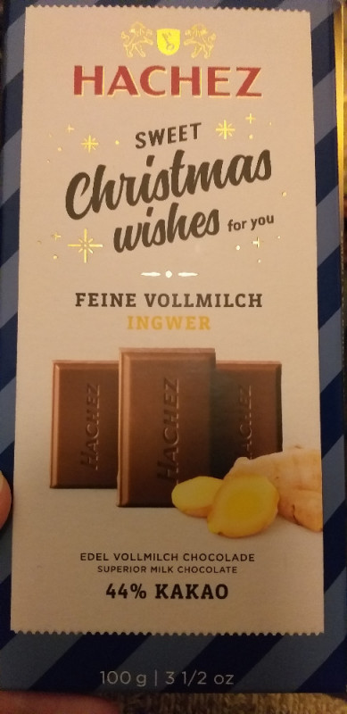 Feine Vollmilch Schokolade, Ingwer von Zibbel71 | Hochgeladen von: Zibbel71