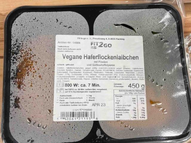 Fit2Go (Vegane Haferflocken Laibchen) von hausi104 | Hochgeladen von: hausi104