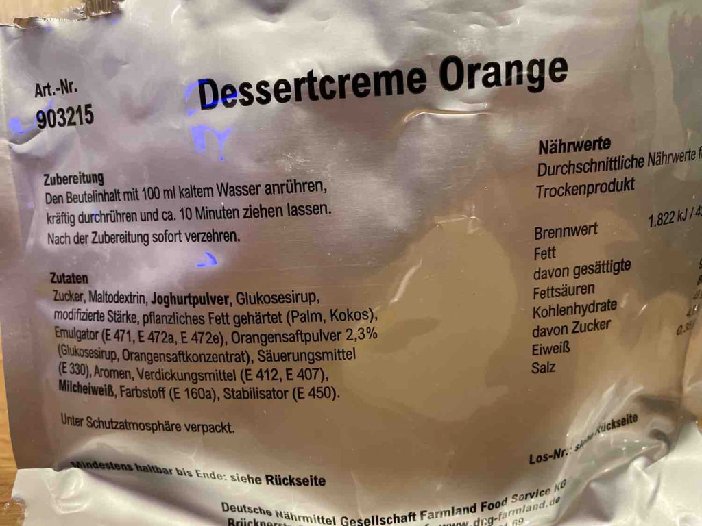 Dessertcreme Orange von DerPulvermuller | Hochgeladen von: DerPulvermuller