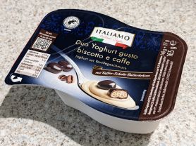 Duo Yoghurt gusto biscotto e caffe, Vanille Joghurt mit Kaff | Hochgeladen von: fatrob