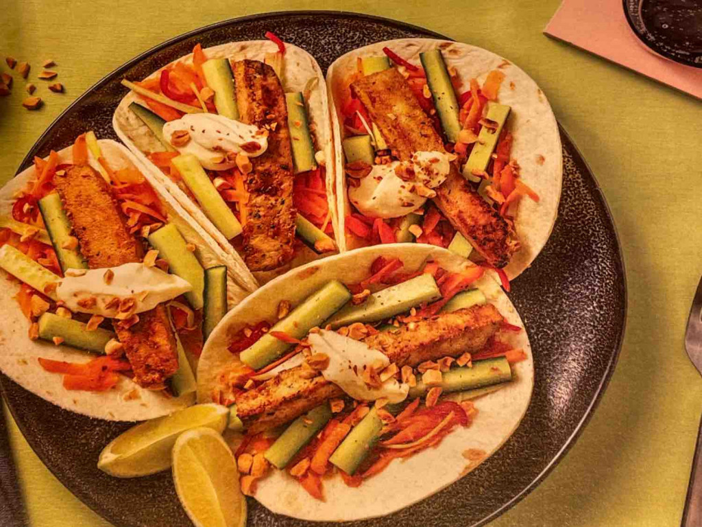 Japanische Tacos mit Umami-Tofu und Erdnuss von jennyrml | Hochgeladen von: jennyrml