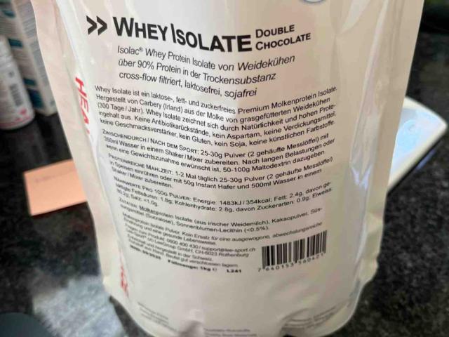 Lee Sport Whey Isolate, Double Chocolate von Mirjhari | Hochgeladen von: Mirjhari