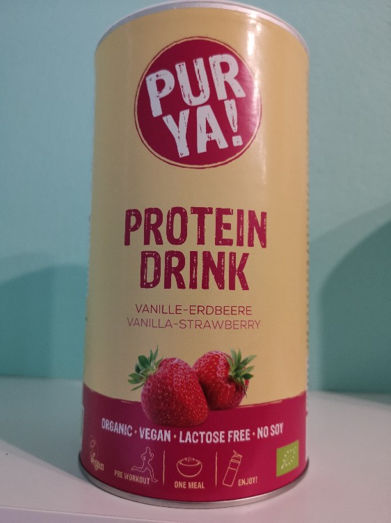 Vagan Protein Drink, Vanille-Erdbeere organc vegan lactose free  | Hochgeladen von: reiner734637