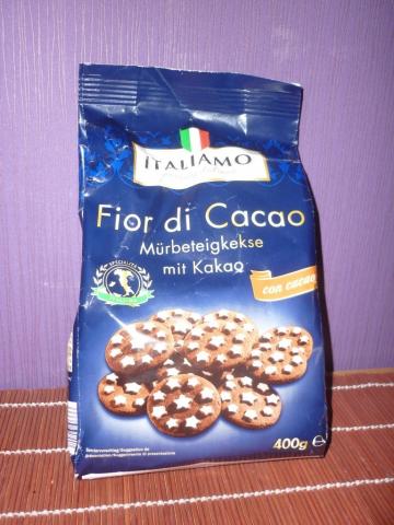 Fior di Cacao, Mürbeteig-Kekse mit Kakao | Hochgeladen von: vaiwa