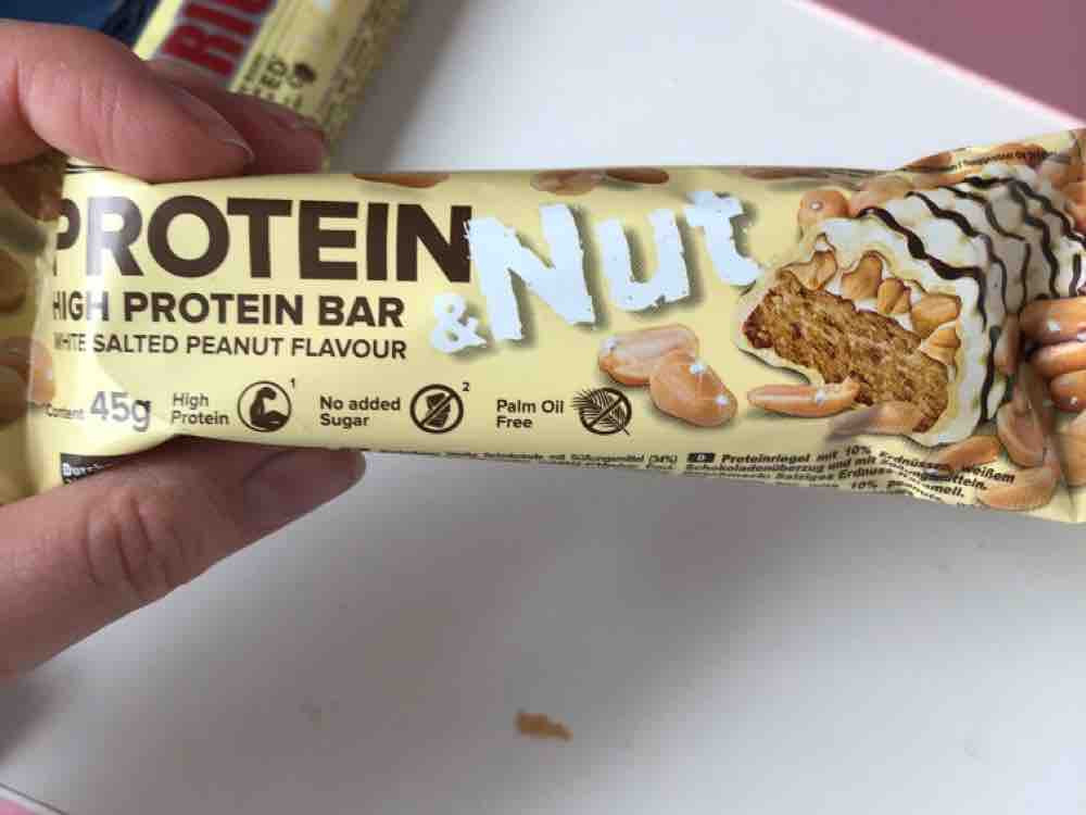 Protein  & Nut, white salted peanut flavour von PeanutButter | Hochgeladen von: PeanutButterAndNutella