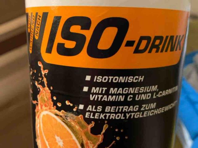 ISO-DRINK Orangengeschmack, with water by Sportfood | Uploaded by: Sportfood