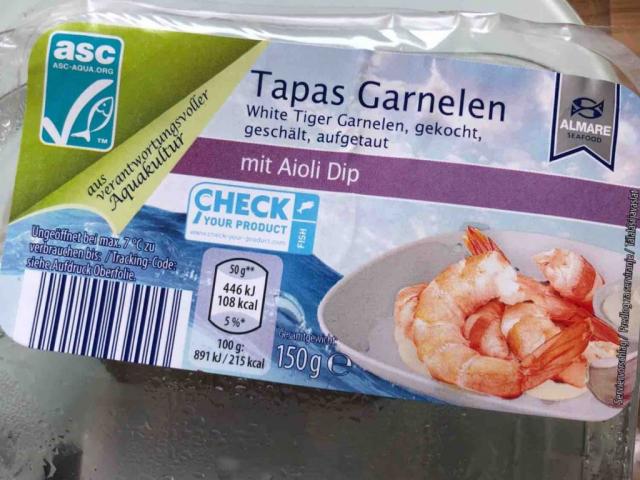 Garnelen tapas, White tiger mit aioli Dip von Arii86 | Hochgeladen von: Arii86