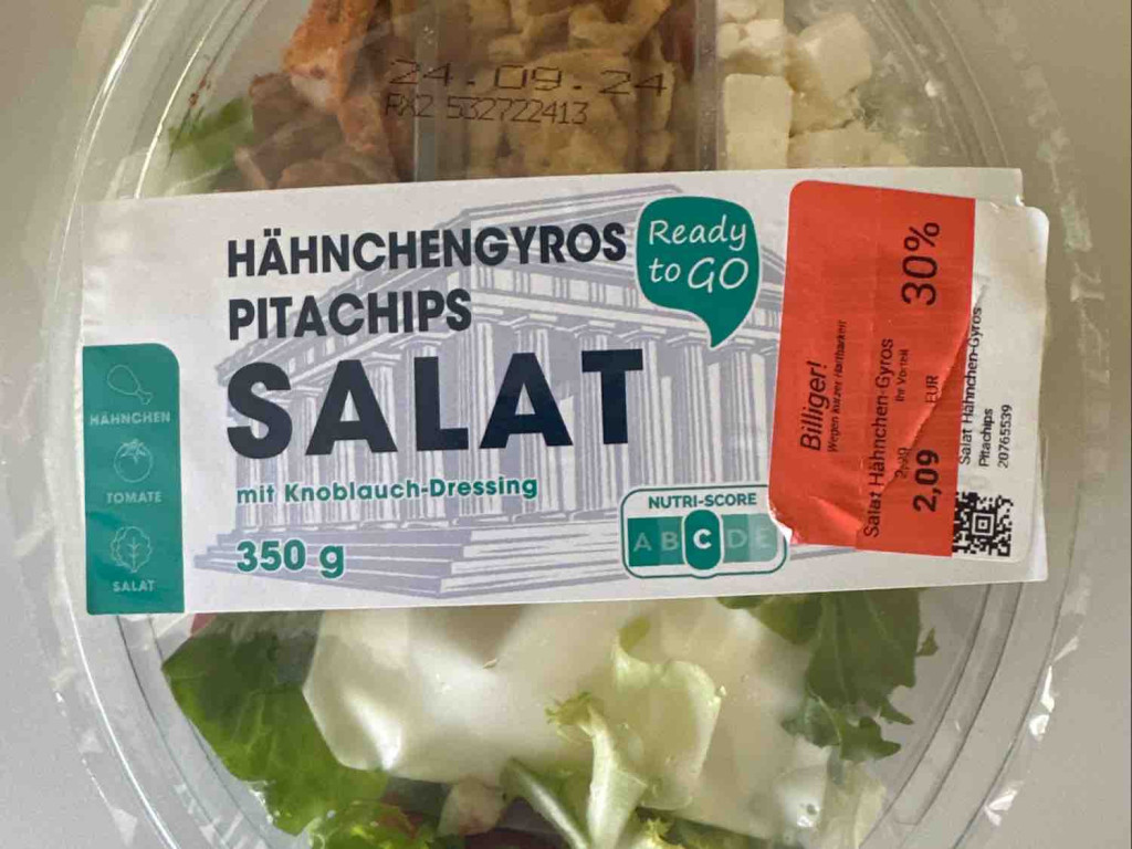 Hähnchengyros Pitachips Salat von McGreen | Hochgeladen von: McGreen