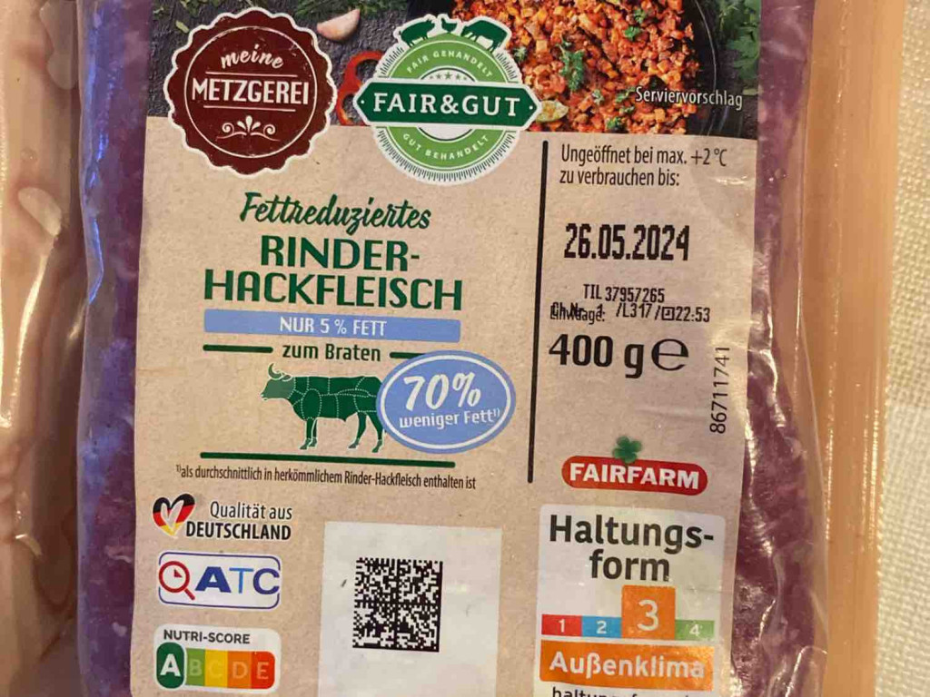 Rinder-Hackfleisch, 5% Fett by zzb | Hochgeladen von: zzb