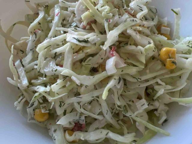 Spitzkohlsalat mit Surimi, mit Mayonnaise von Xenia1504 | Hochgeladen von: Xenia1504