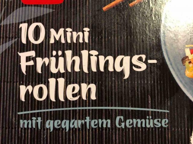 Rewe zehn Mini Frühlingsrollen mit gegarten Gemüse von cic | Hochgeladen von: cic