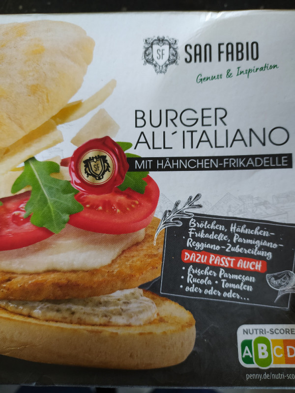 Burger allitaliano, mit Hähnchen - Frikadelle von Joelde | Hochgeladen von: Joelde