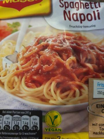 Maggi Fix, Spaghetti Napoli fruchtig-tomatig (Trockenproduk von  | Hochgeladen von: Jeea