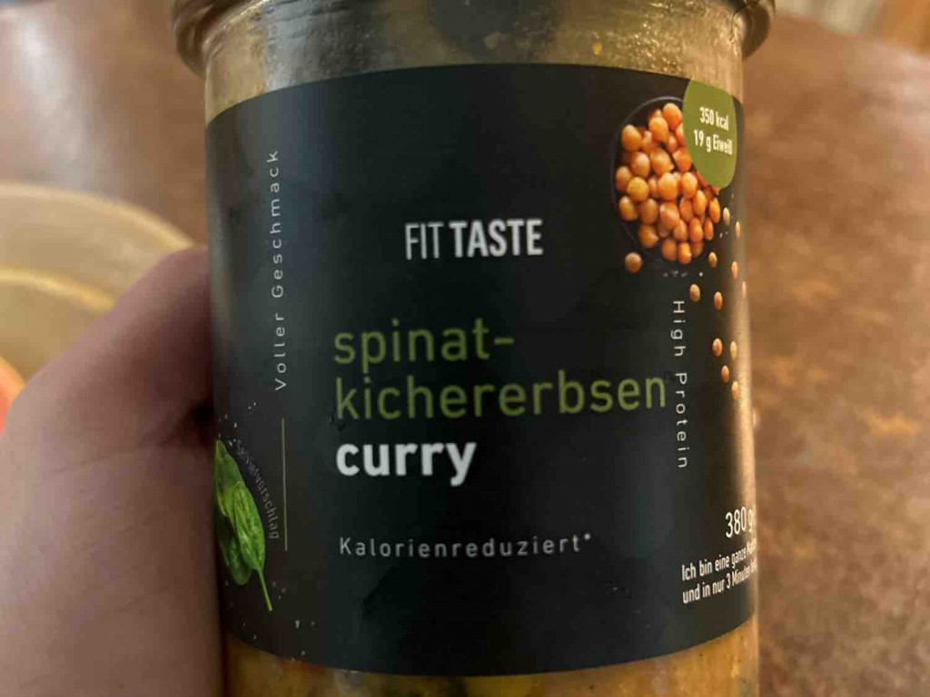 Fittaste, Spinat Kichererbsen Curry von Luparo | Hochgeladen von: Luparo