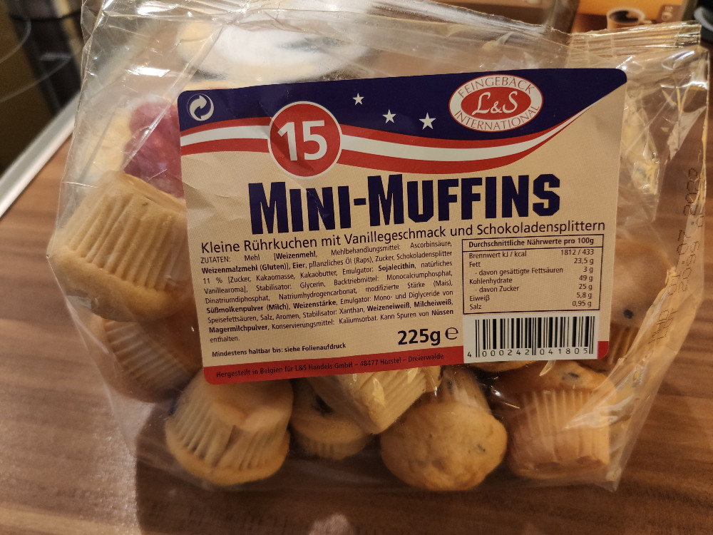 Mini muffins, mit Vanillegeschmack und Schokoladensplitter von m | Hochgeladen von: minimus2004