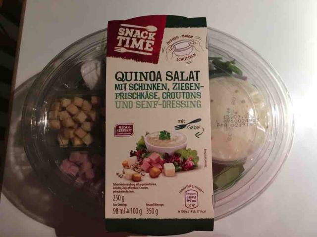 Quinoa Salat mit Schinken, Ziegenfrischkäse, Snack Time von Laur | Hochgeladen von: Laurence16