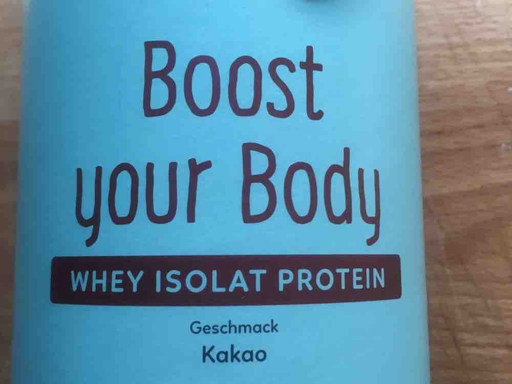 Boost your Body Whey Isolat Protein  von frauschulz | Hochgeladen von: frauschulz