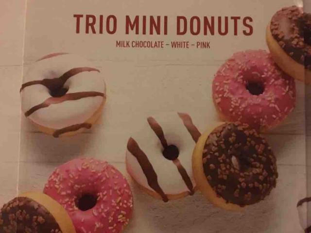 Trio Mini Donuts, Rosa Überzug mit bunten Streuseln von Erik940 | Hochgeladen von: Erik940