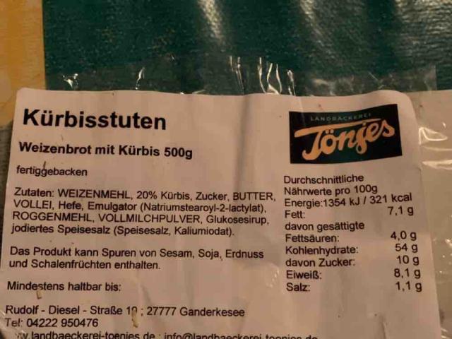 Kürbisstuten, Weizenbrot mit Kürbis  500 g von marestle | Hochgeladen von: marestle