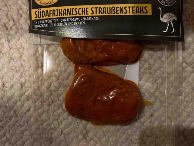 Südafrikanische Straußensteaks, in würziger Tomaten-Gewürzmarina | Hochgeladen von: julianjuelicher745