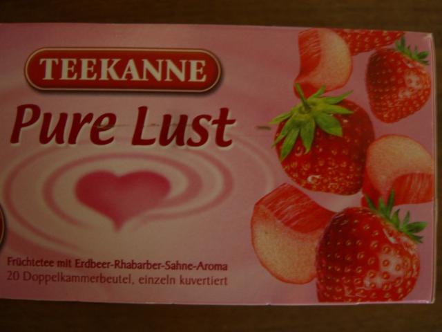 Teekanne Pure Lust, Erdbeer-Rhabarber-Sahne | Hochgeladen von: schokoflake