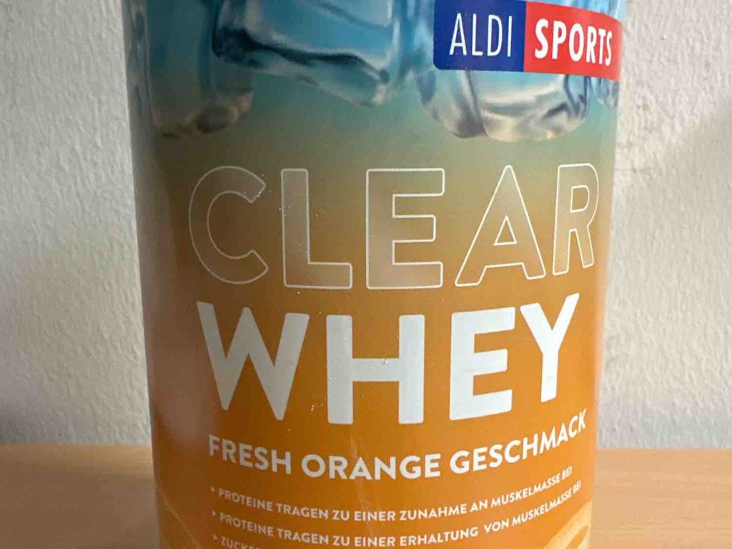 Clear Whey, Fresh Orange Geschmack von dme87 | Hochgeladen von: dme87