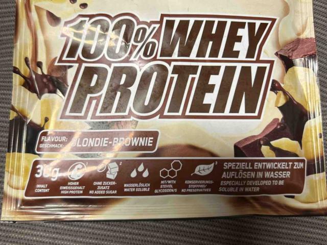 Whey Protein Blondie Brwonie von Zahni | Hochgeladen von: Zahni