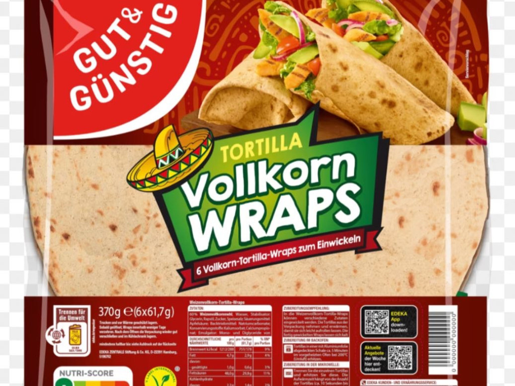 Tortilla Vollkorn Wraps von leonievictoriakub | Hochgeladen von: leonievictoriakub