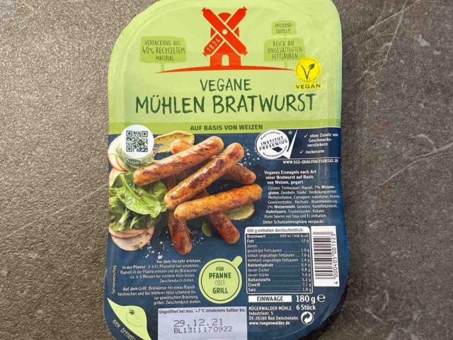Vegane Mühlen Bratwurst von Nadja115 | Hochgeladen von: Nadja115