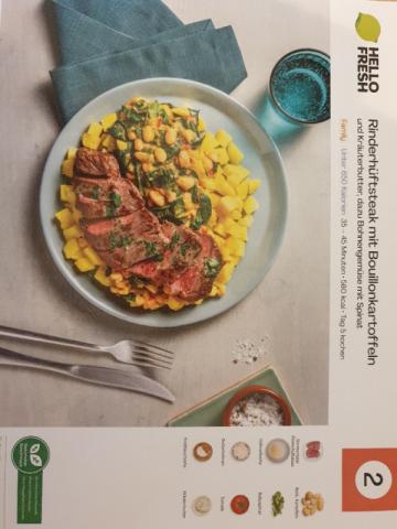 hellofresh Rinderhüftsteak mit Buillonkartoffeln von Junipa | Hochgeladen von: Junipa