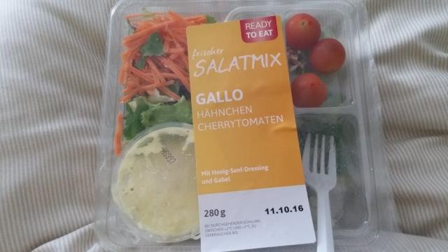 Salat-Gemüse-Mischung mit Hähnchenbrust | Hochgeladen von: huhn2