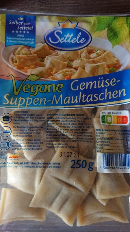 Vegane Gemüse-Suppen-Maultaschen von jl1994698 | Hochgeladen von: jl1994698