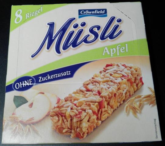 Müsli Riegel Apfel - ohne zusätzlichen Zucker, Apfel | Hochgeladen von: Bellis