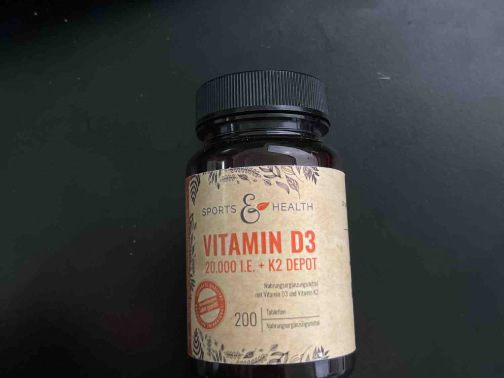 Vitamin 3D, 20.000 i.e. + K2 Depot von Dimidron | Hochgeladen von: Dimidron