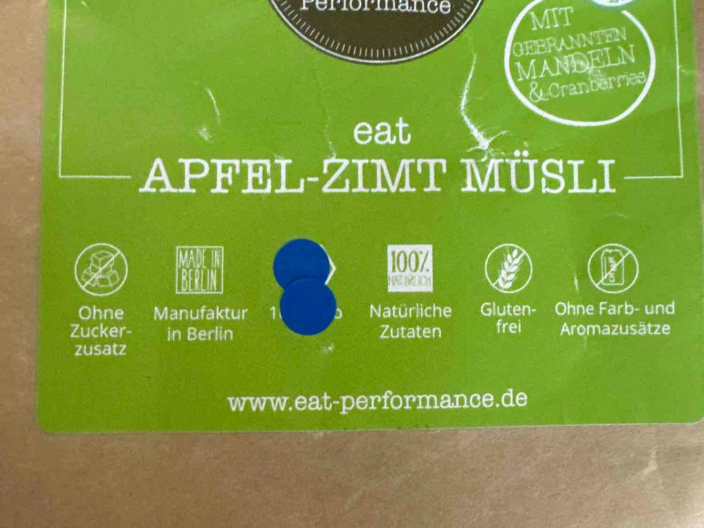 eat Performance apfel-zimt müsli von Proflexer | Hochgeladen von: Proflexer